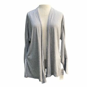 Harmony Balance Gray Cardigan medium NWT